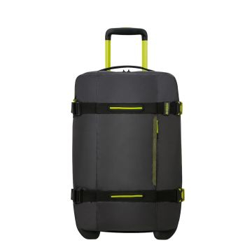 American Tourister Urban Track Duffle/Wheels S Coated Black/Lime