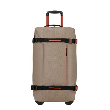 American Tourister Urban Track Duffle/Wheels M Coated Beige/Orange