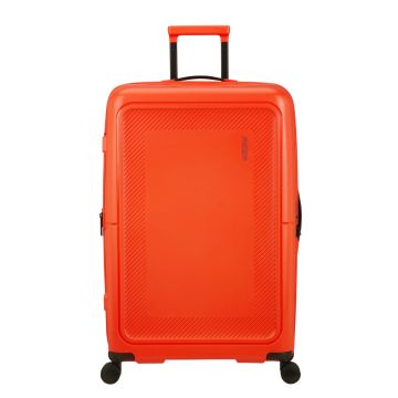 American Tourister Dashpop Spinner 77/28 Expandable TSA Tangerine Red