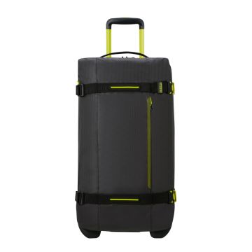 American Tourister Urban Track Duffle/Wheels M Coated Black/Lime