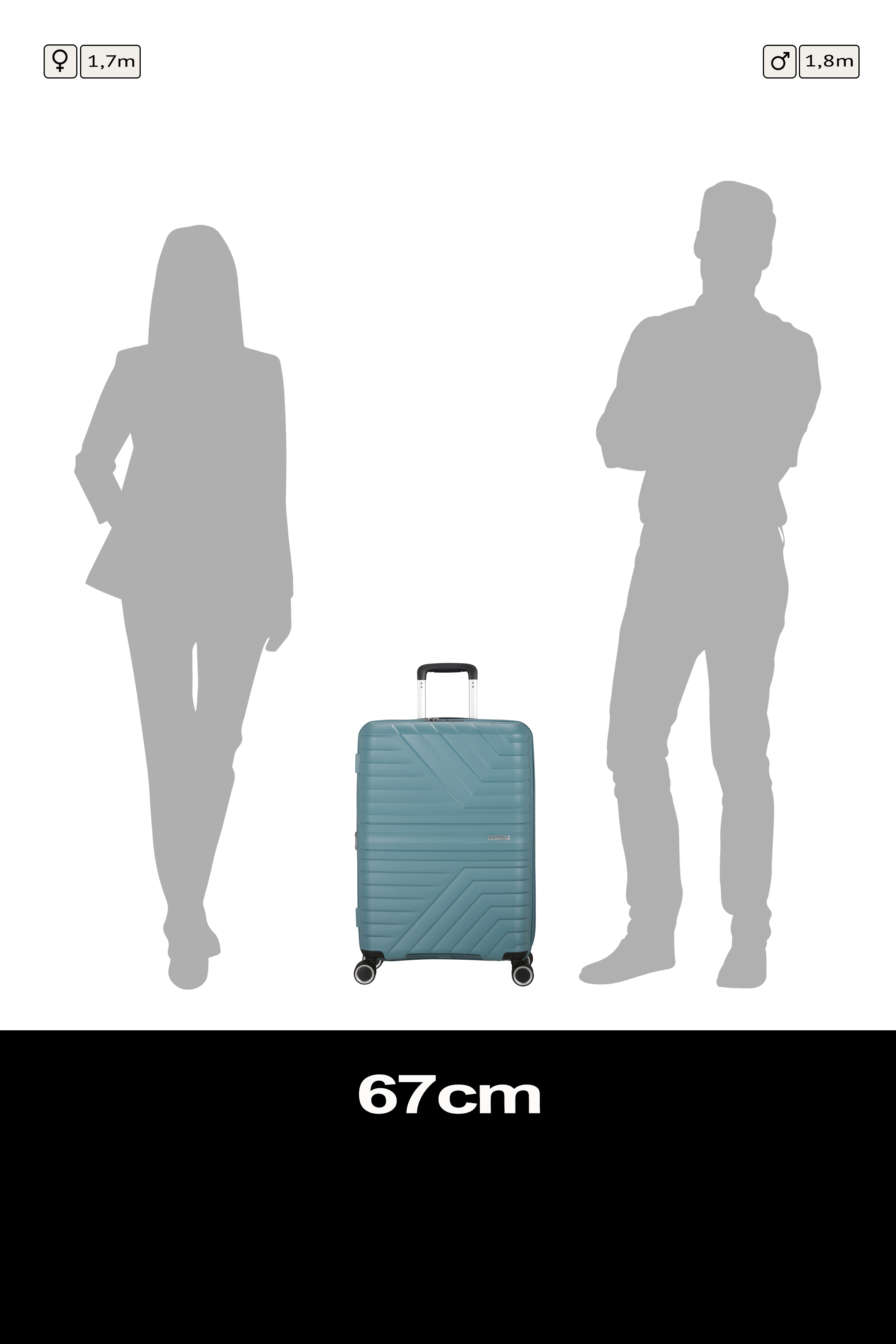 Flytwist Medium Spinner 67 cm Expandable
